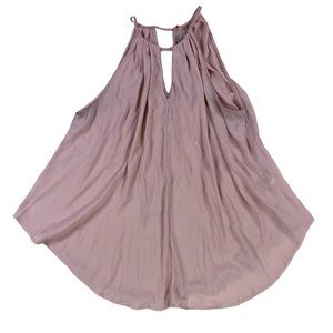 LUSH Tank Top Womens SIZE XS Pink Round Neck Sleeveless Blouse